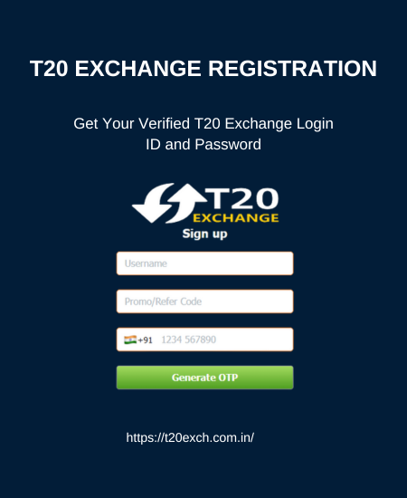 register for t20 exchange betting account